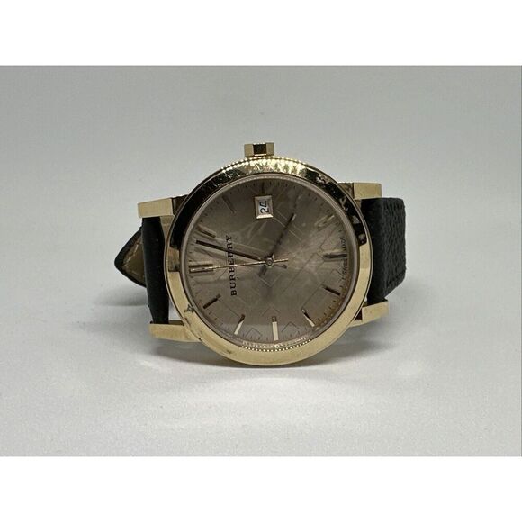 Burberry BU9134 Women's Black Leather Strap Analog Dial Quartz Wrist Watch HME94 - Picture 6 of 11